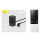 BASEUS Ładowarka sieciowa BASEUS PowerCombo 60W 2AC+1U+1C+Retractable-C 1.5m Black # - 1141722 - zdjęcie 2
